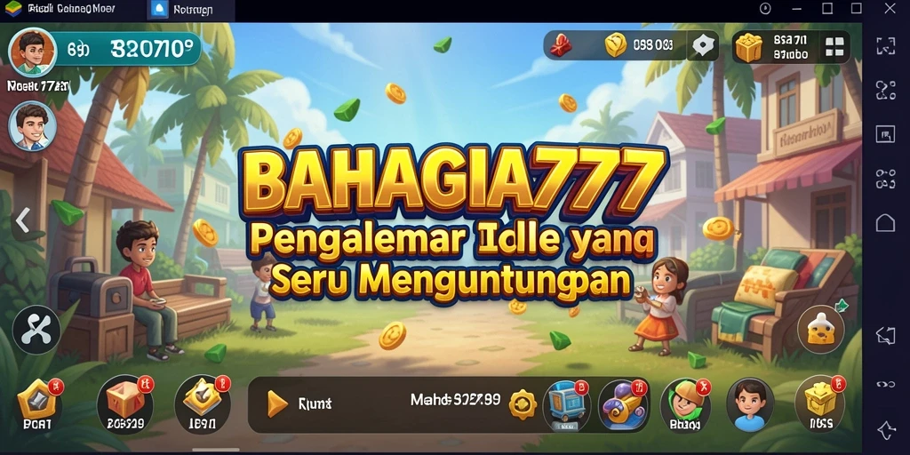 Tampilan gameplay BAHAGIA777 yang menarik dan penuh warna.