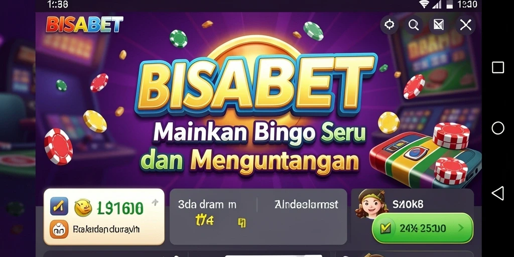 Tampilan menarik dari gameplay Bingo BISABET.