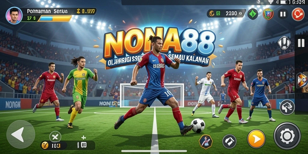 Screenshot NONA88 menampilkan gameplay olahraga yang dinamis dan menarik.
