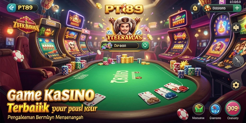 Screenshot PT89 menampilkan gameplay Kasino yang menarik dan interaktif.