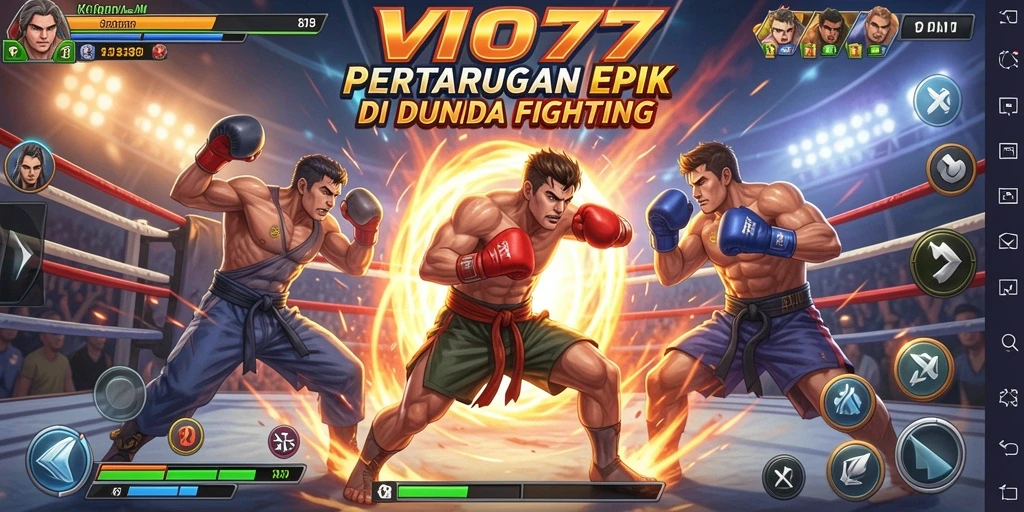 Gameplay pertarungan mendebarkan dalam VIO77.