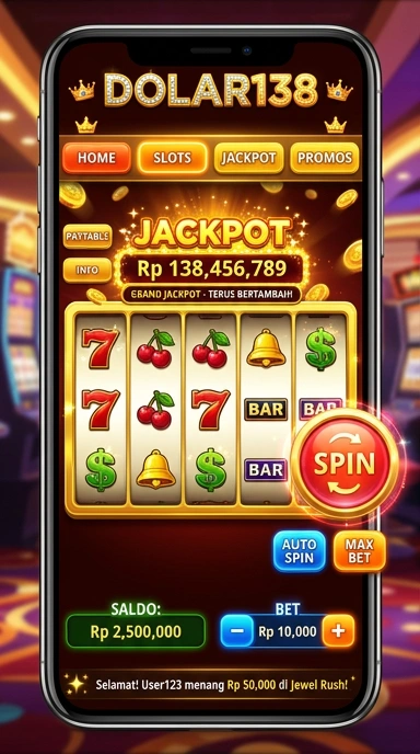 Tampilan antarmuka aplikasi dolar138 yang ramah pengguna.